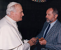 Privataudienz bei Papst Johannes Paul II.
